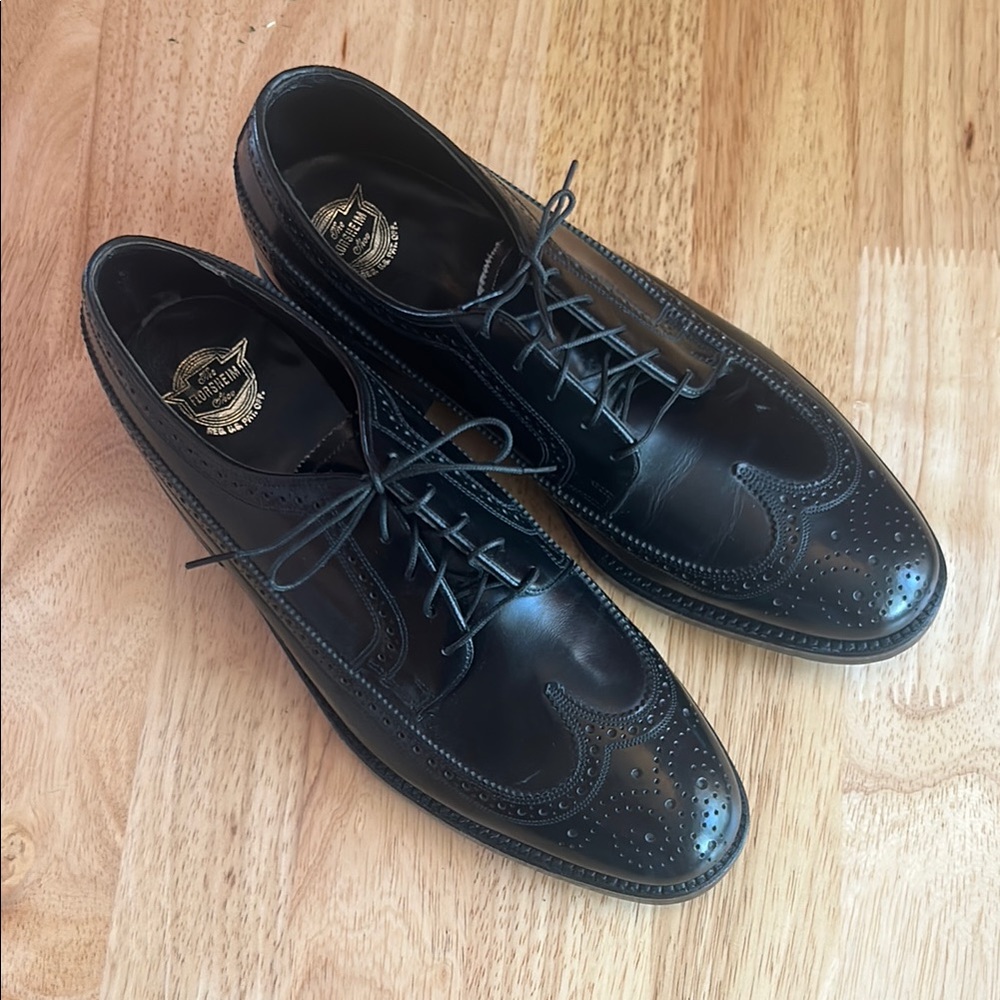 Florsheim Black Oxford Leather Shoes